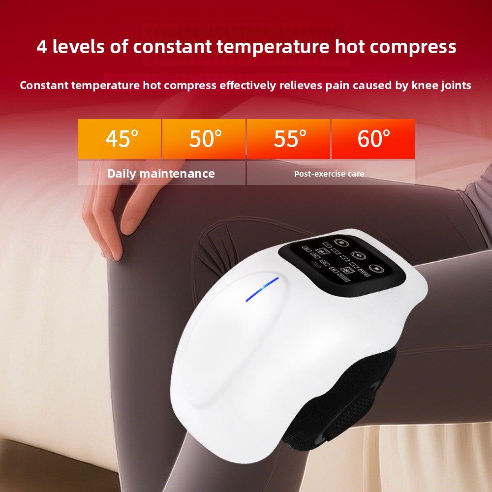 Rechargeable Knee Massager with Heating and Red Light Therapy