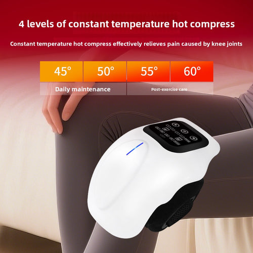 Rechargeable Knee Massager with Heating and Red Light Therapy