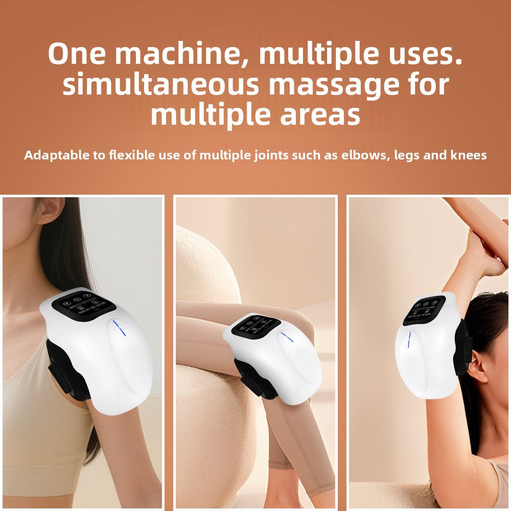 Rechargeable Knee Massager with Heating and Red Light Therapy