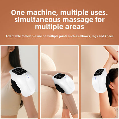 Rechargeable Knee Massager with Heating and Red Light Therapy