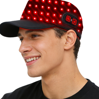 Portable LED Red Light Therapy Hair Growth Cap